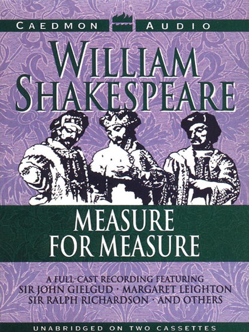 Title details for Measure for Measure by William Shakespeare - Wait list